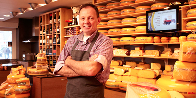Kaasspecialist Kees Kromhout